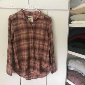 American Eagle Flannel Top